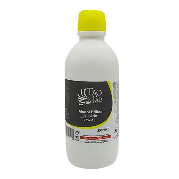 ÁLCOOL ETÍLICO SANITÁRIO 70% Vol. (250ml)