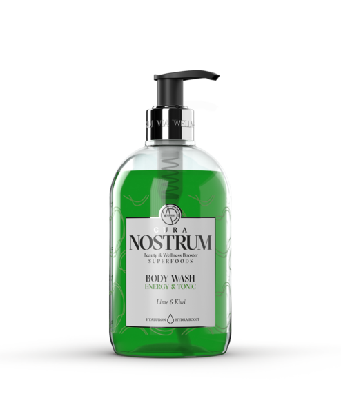 Gel de banho Energy Tonic,Lima e Kiwi, 500ml