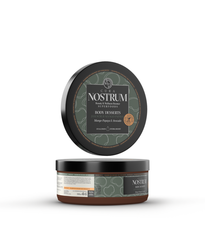 Body Jam Exfoliante, Manga-Papaia & Abacate, 500ml