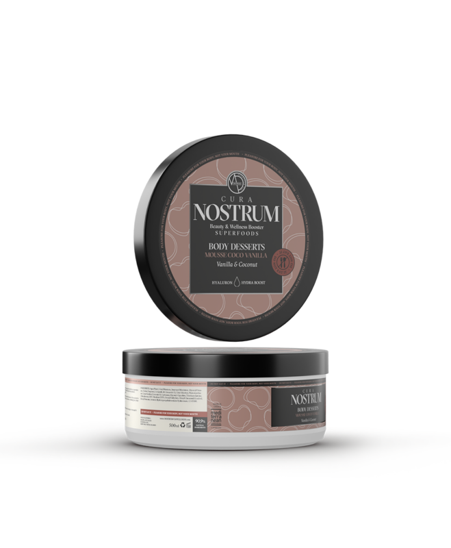 Body Mousse Coco Baunilha, 500ml