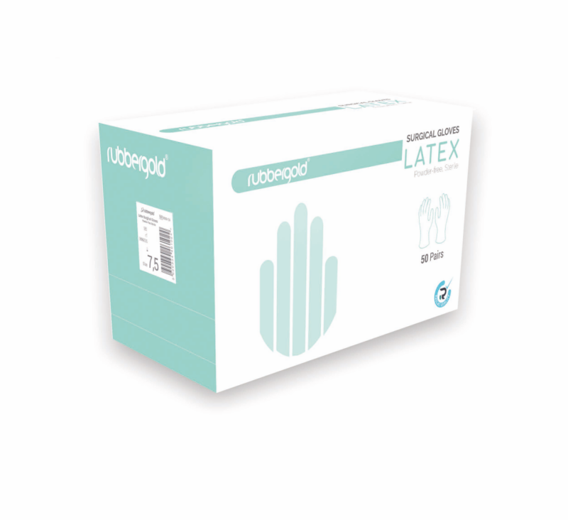 Luvas Cirúrgicas de Latex s/pó Ester. (50un)