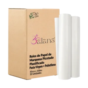 Rolos de Marquesa - Plastificado e Pasta Virgem Picotado (50cmx100m)