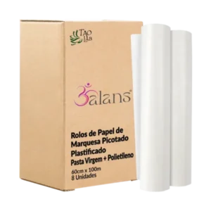 Rolos de Marquesa - Plastificado e Pasta Virgem Picotado (60cmx100m)