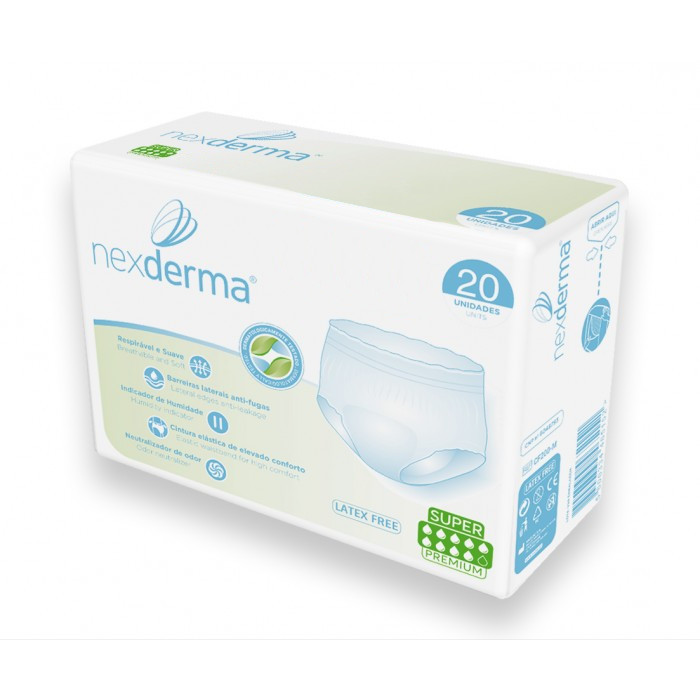 NEXDERMA CUECA FRALDA, SUPER PREMIUM(20UN)