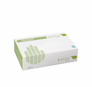 Luvas de Exame Latex c/pó (100un)