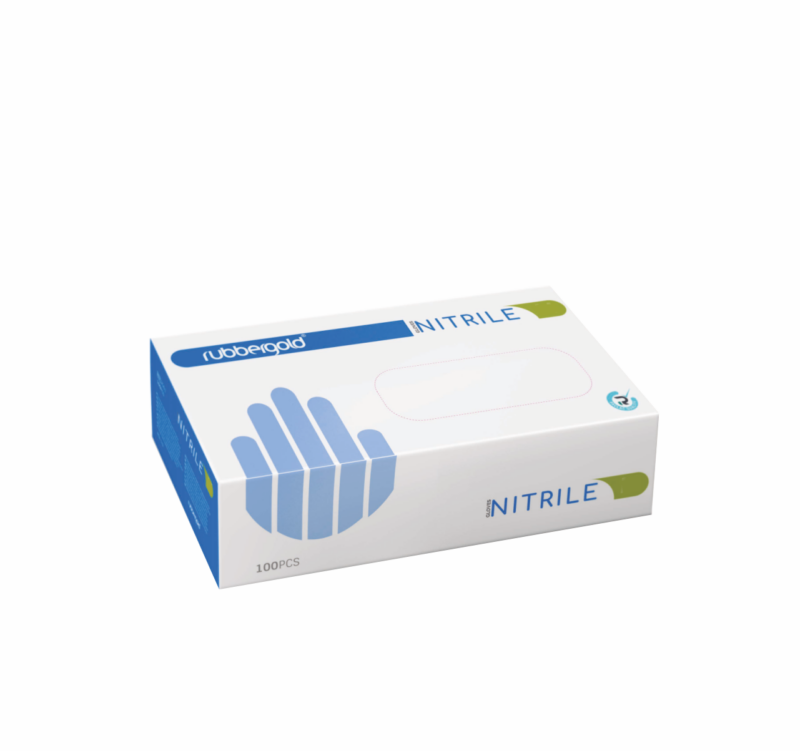 Luvas de Exame Nitrilo Branco s/pó (100un)
