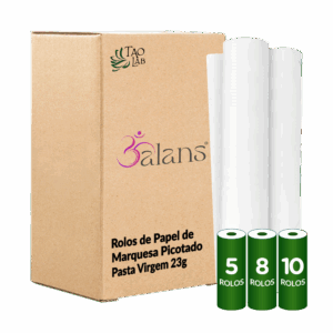 Rolos de Marquesa - Pasta Virgem 23g Picotado (50/60cm)x(100/200m)