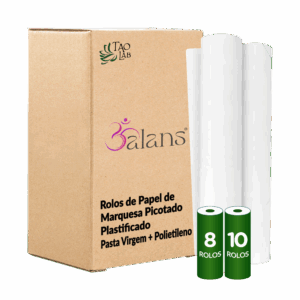 Rolos de Marquesa - Plastificado e Pasta Virgem Picotado (50/60cm)x100m