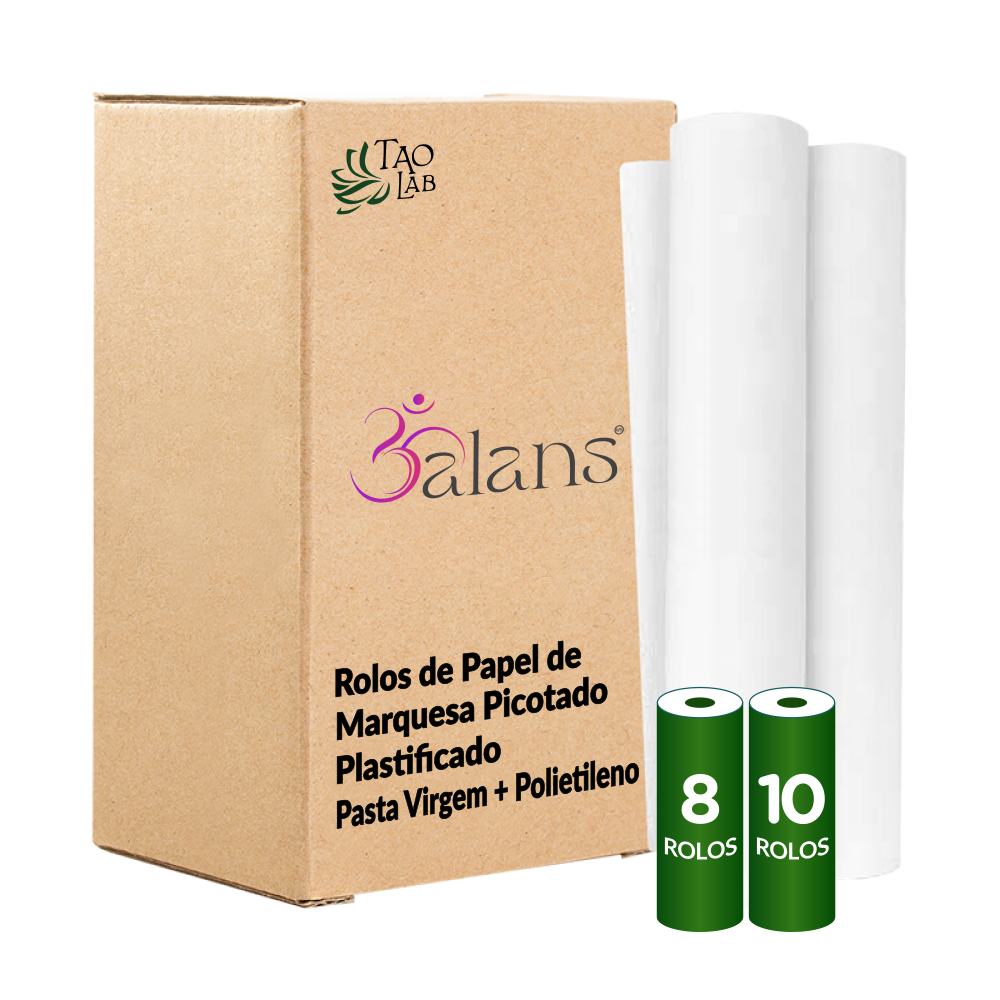 Rolos de Marquesa - Plastificado e Pasta Virgem Picotado (50/60cm)x100m