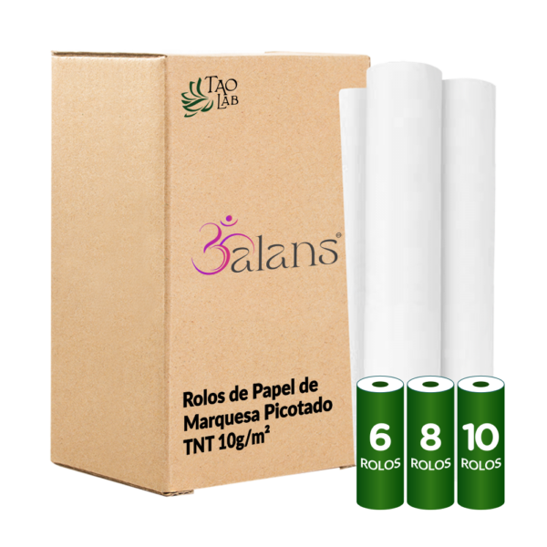 Rolos de Marquesa - TNT 10g Picotado (50/60cm)x(100/200m)