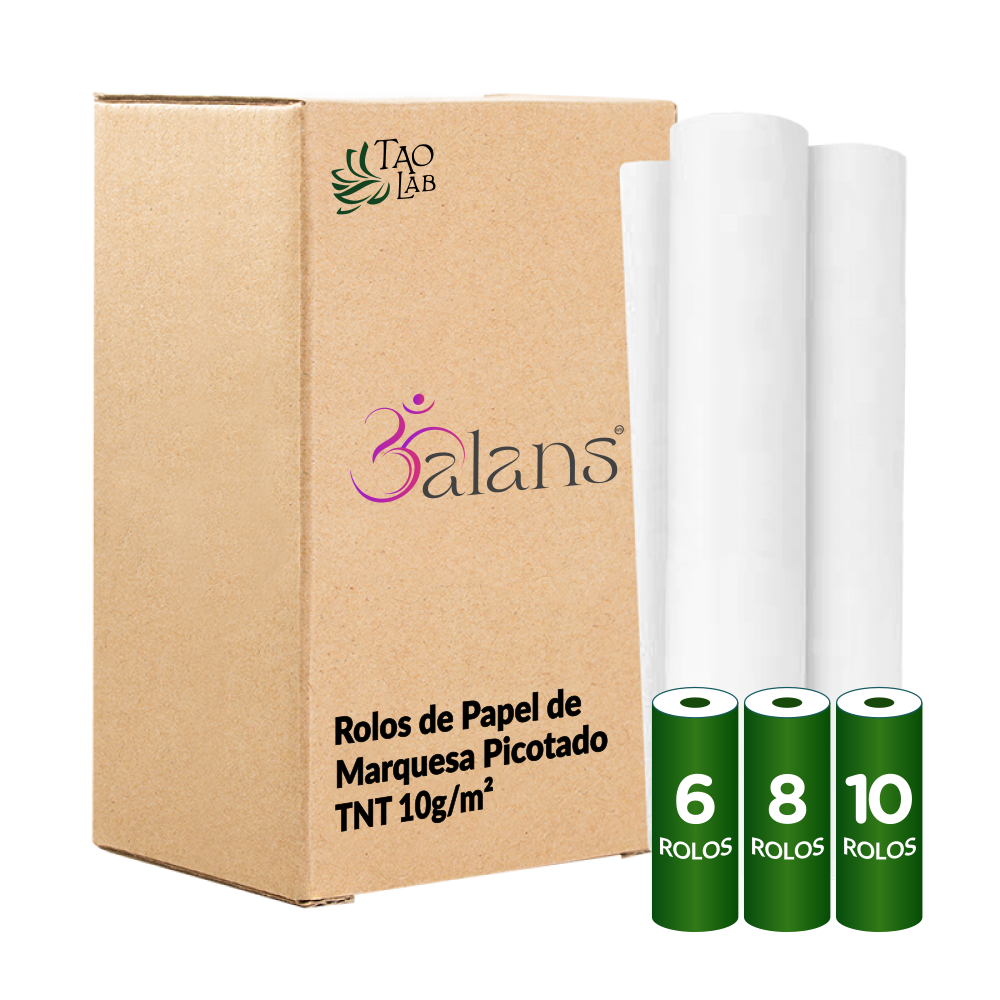 Rolos de Marquesa - TNT 10g Picotado (50/60cm)x(100/200m)