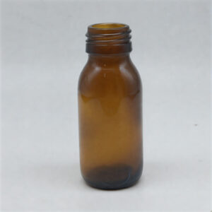 Frasco de 60ml Vidro Âmbar com Tampa PP Inviolável