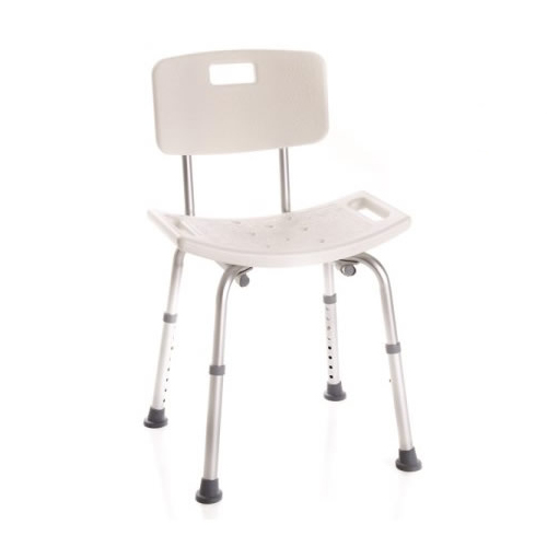 Cadeira para duche assento retangular