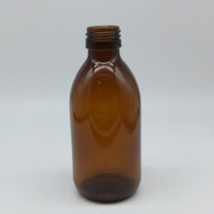 Frasco de 200ml Vidro Âmbar com Tampa PP ou doseador