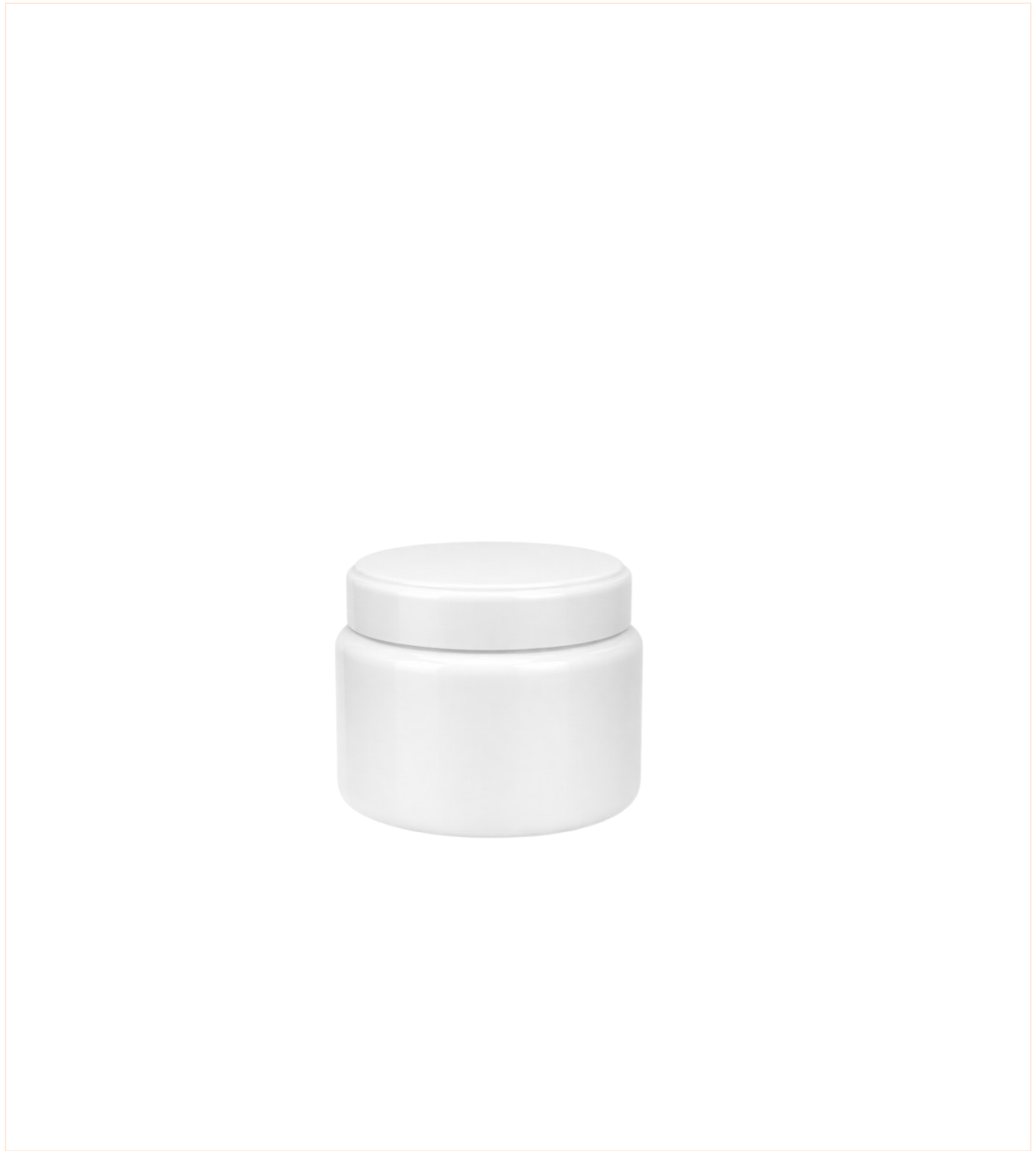 Boião 200g D58 HPDE branco