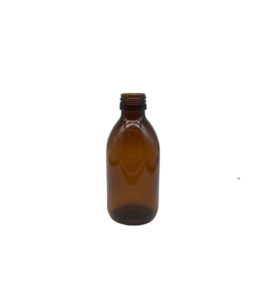 Frasco de 200ml Vidro Âmbar com Tampa PP ou doseador