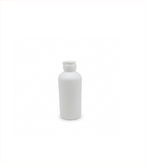 Frasco de 250ml em HPDE com Tampa Branca Inviolavel