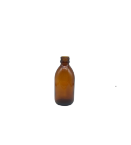 Frasco de 250ml Vidro Âmbar com Tampa PP ou Doseador