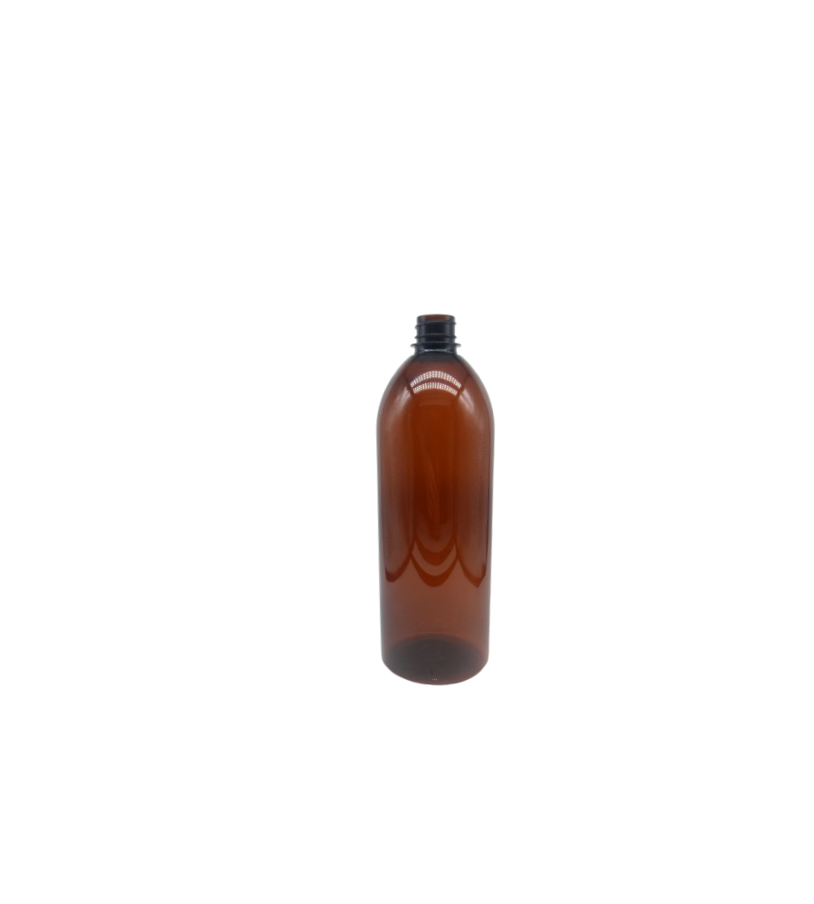 Frasco 1000ml PET Âmbar 28/410
