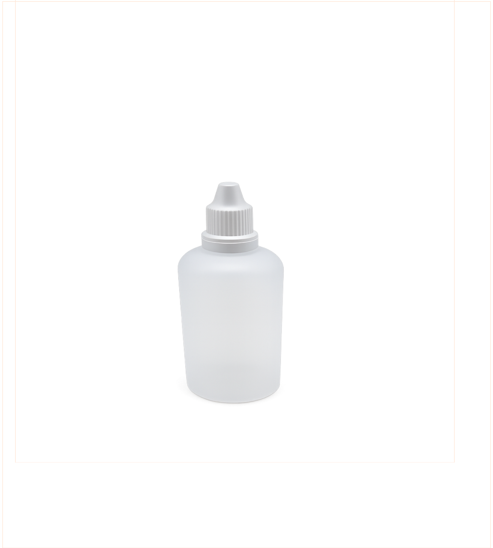 Frasco 100ml Natural HPDE